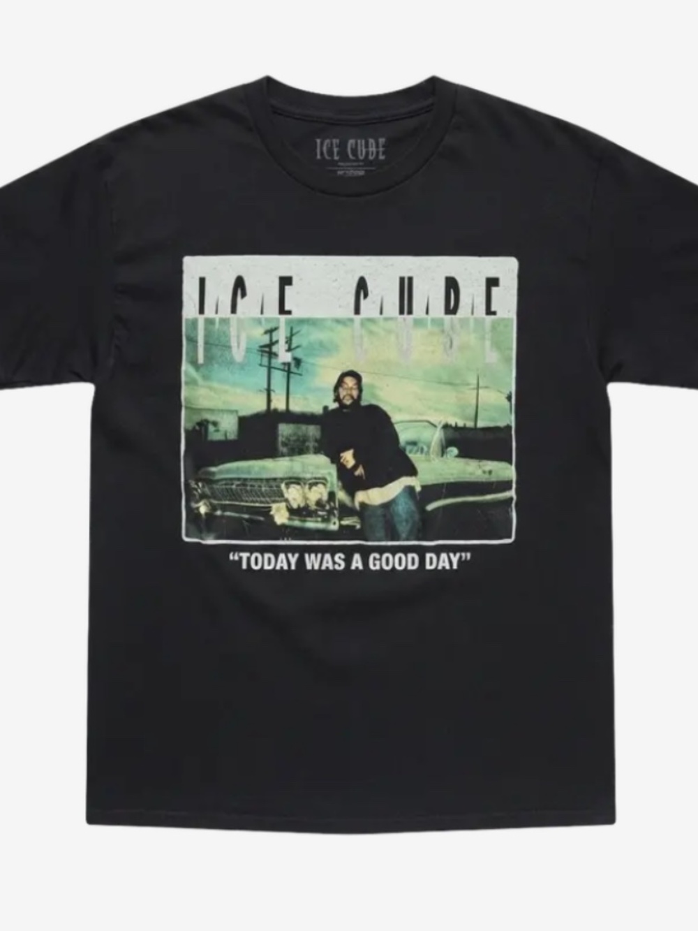 Ice Cube Today Was A Good Day Graphic Tee Black & Green Medium